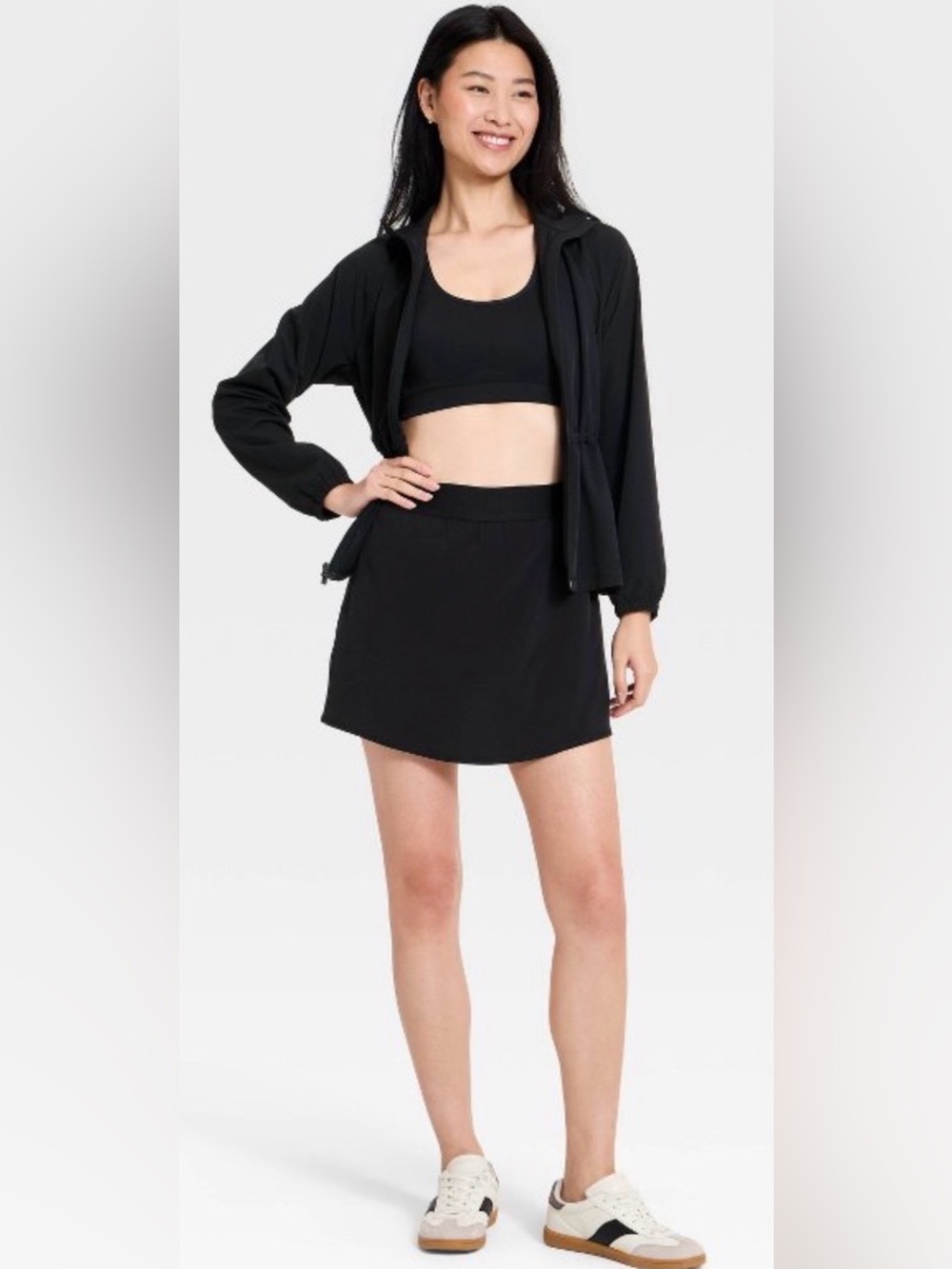 all in motion Black Athletic Skort